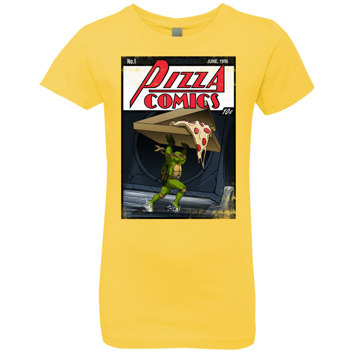 Pizza Comics Girls Premium T-Shirt