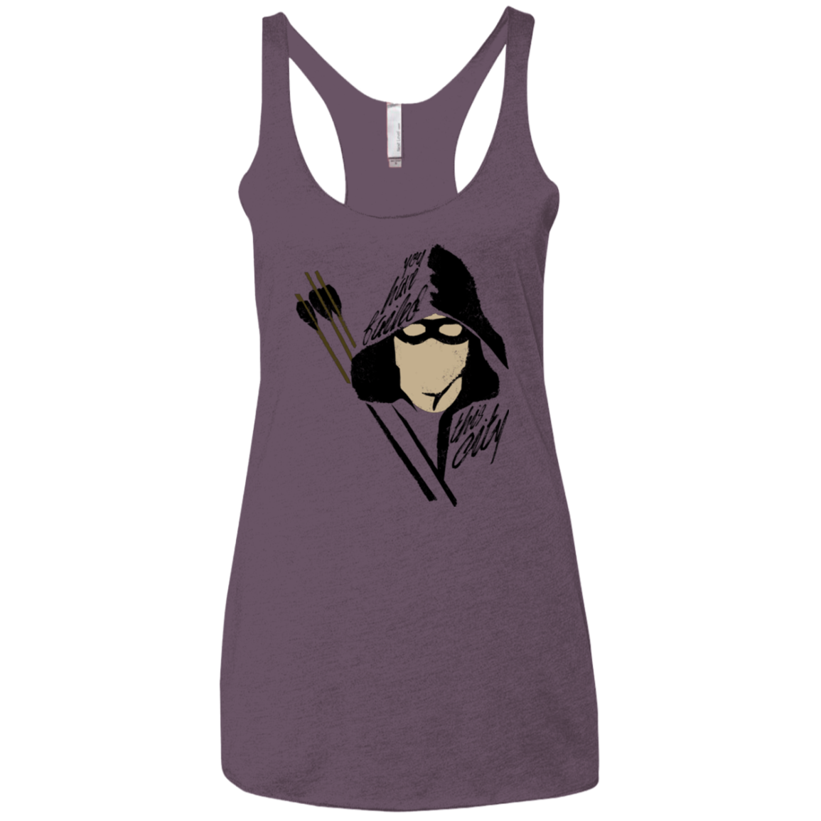 Green Archer Women's Triblend Racerback Tank