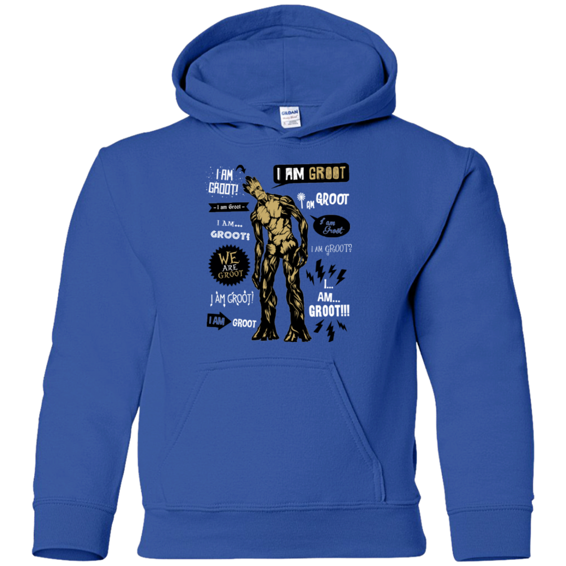 Groot Famous Quotes Youth Hoodie