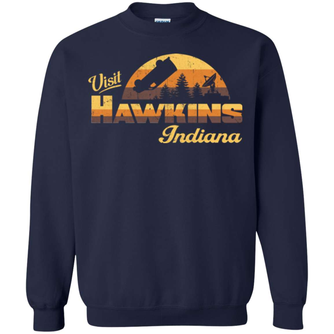 Visit Hawkins Crewneck Sweatshirt