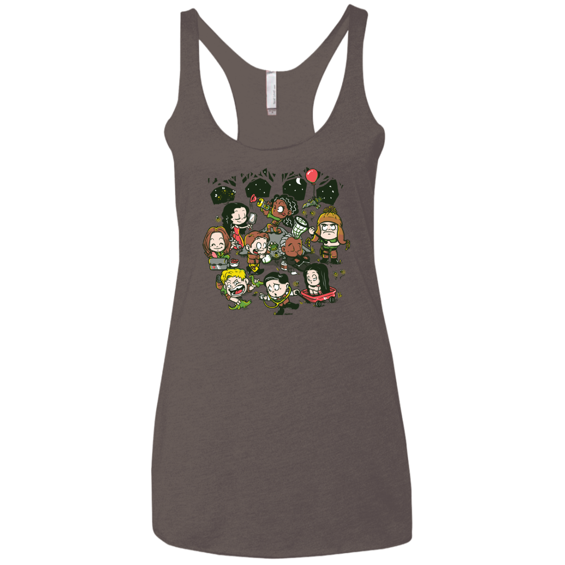 Let's Catch Fireflies Women's Triblend Racerback Tank