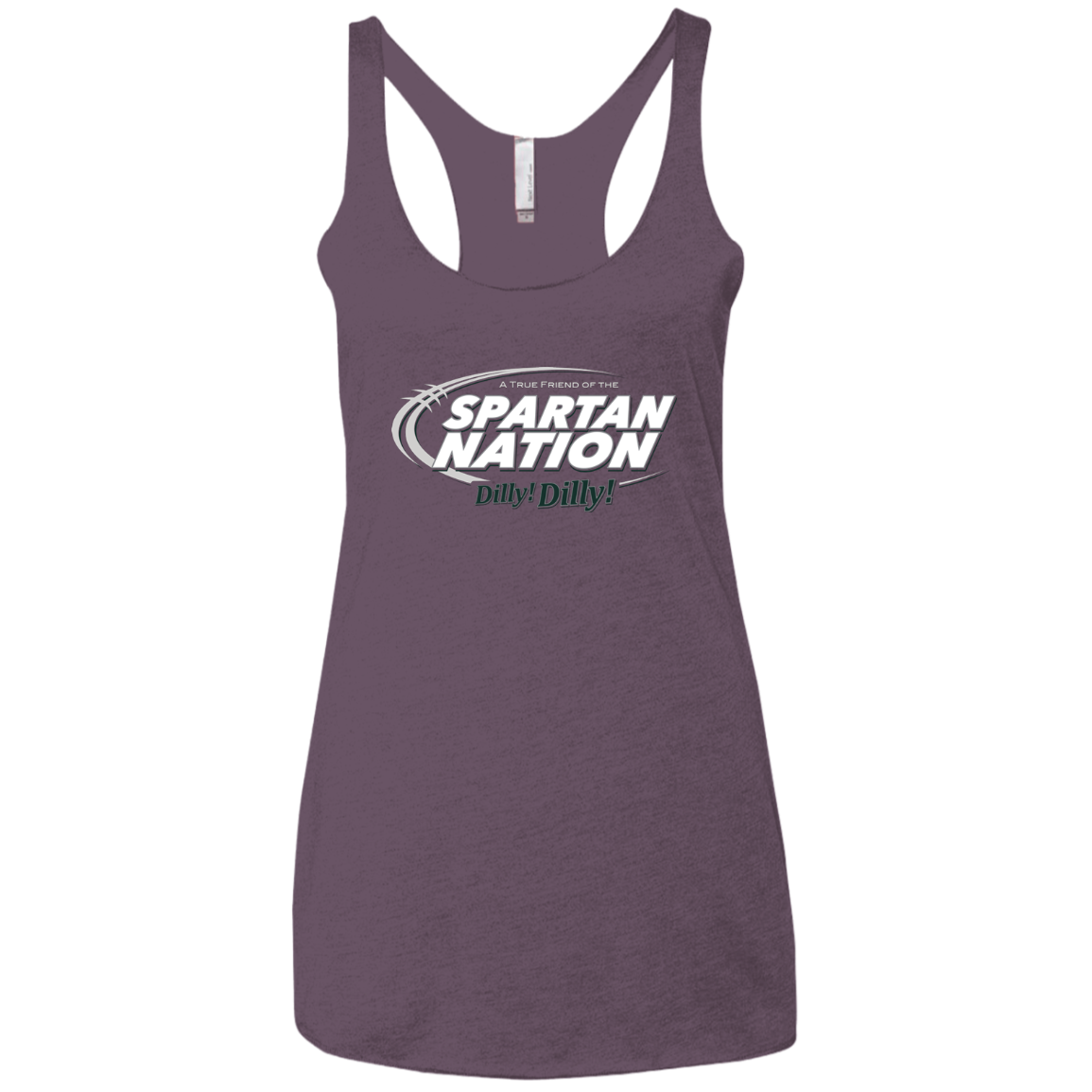 Michigan State Dilly Dilly Women's Triblend Racerback Tank