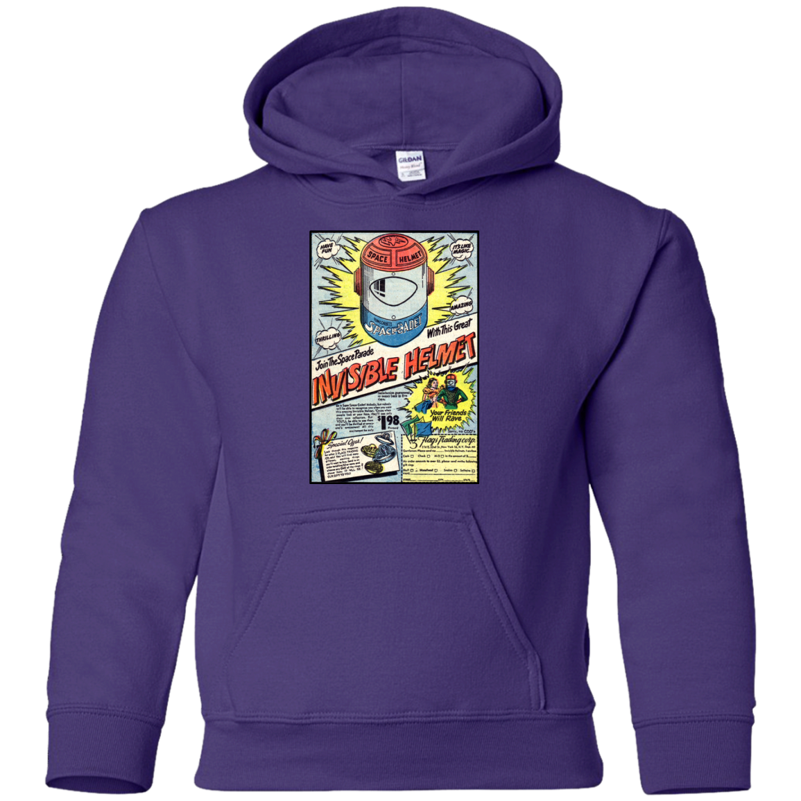 Space Helmet Youth Hoodie