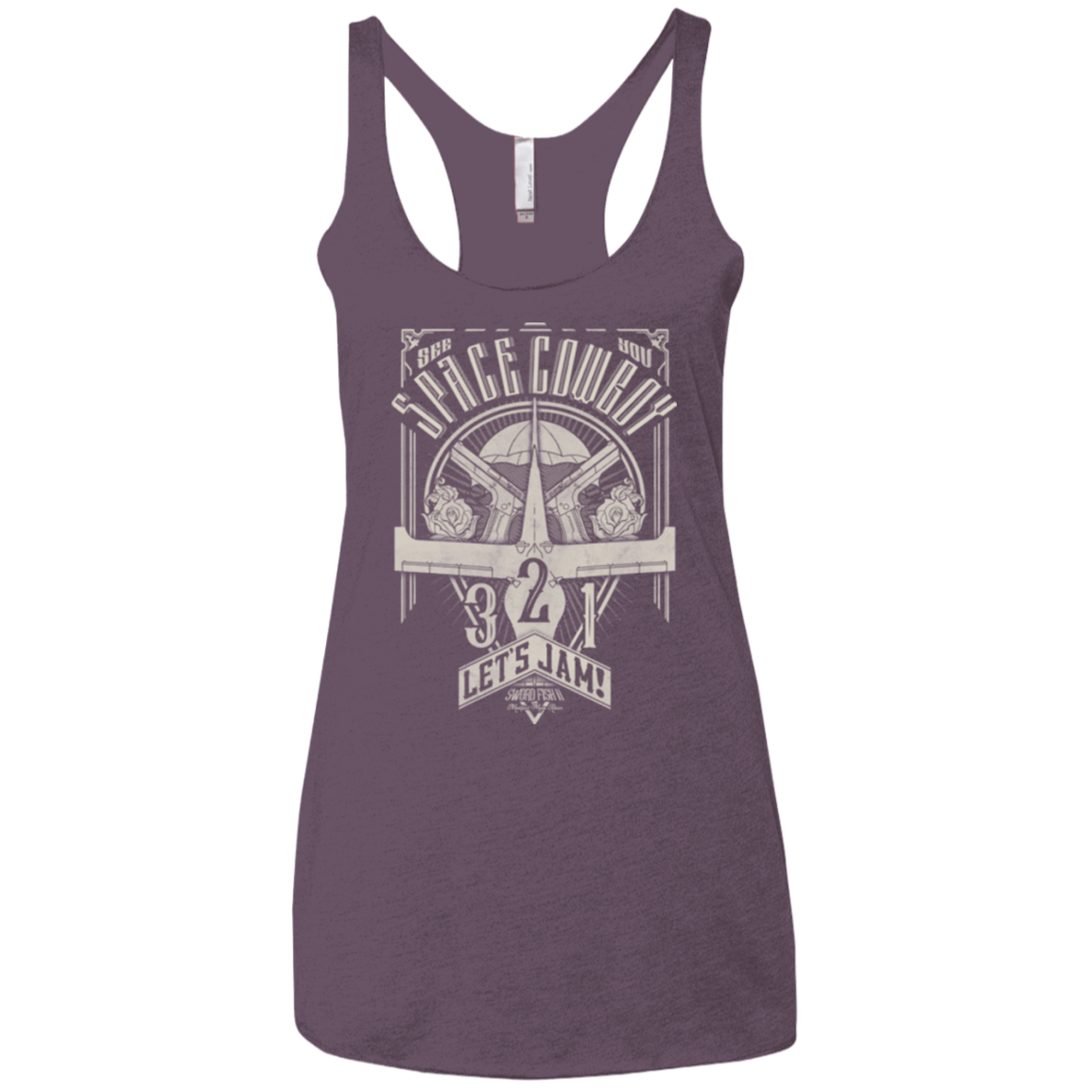 The Vintage Series - Space Cowboy Women's Triblend Racerback Tank