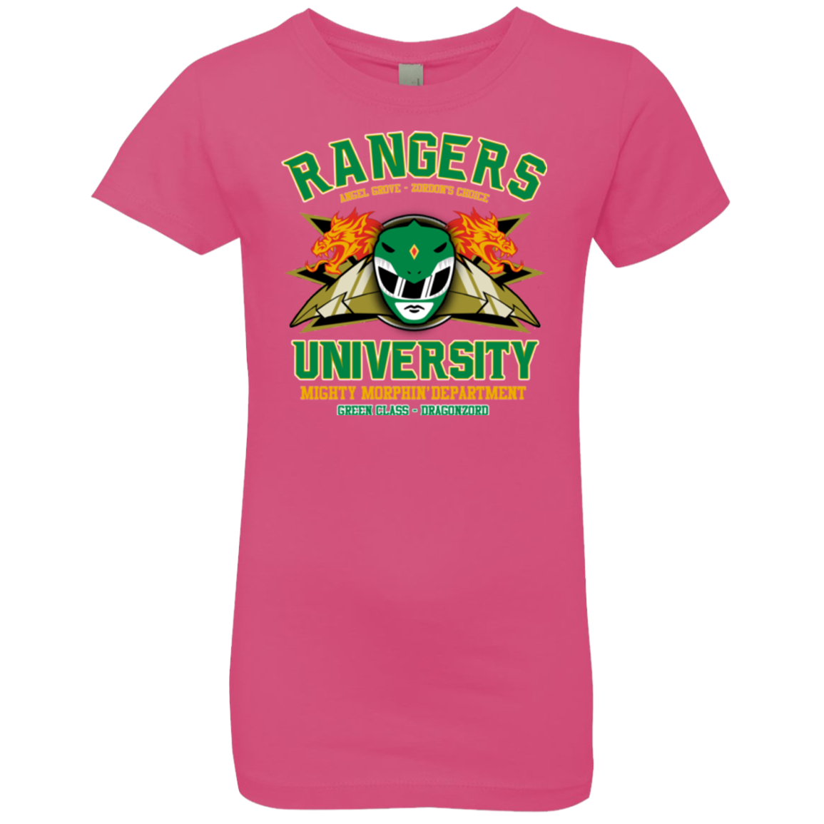 Rangers U Green Ranger Girls Premium T-Shirt