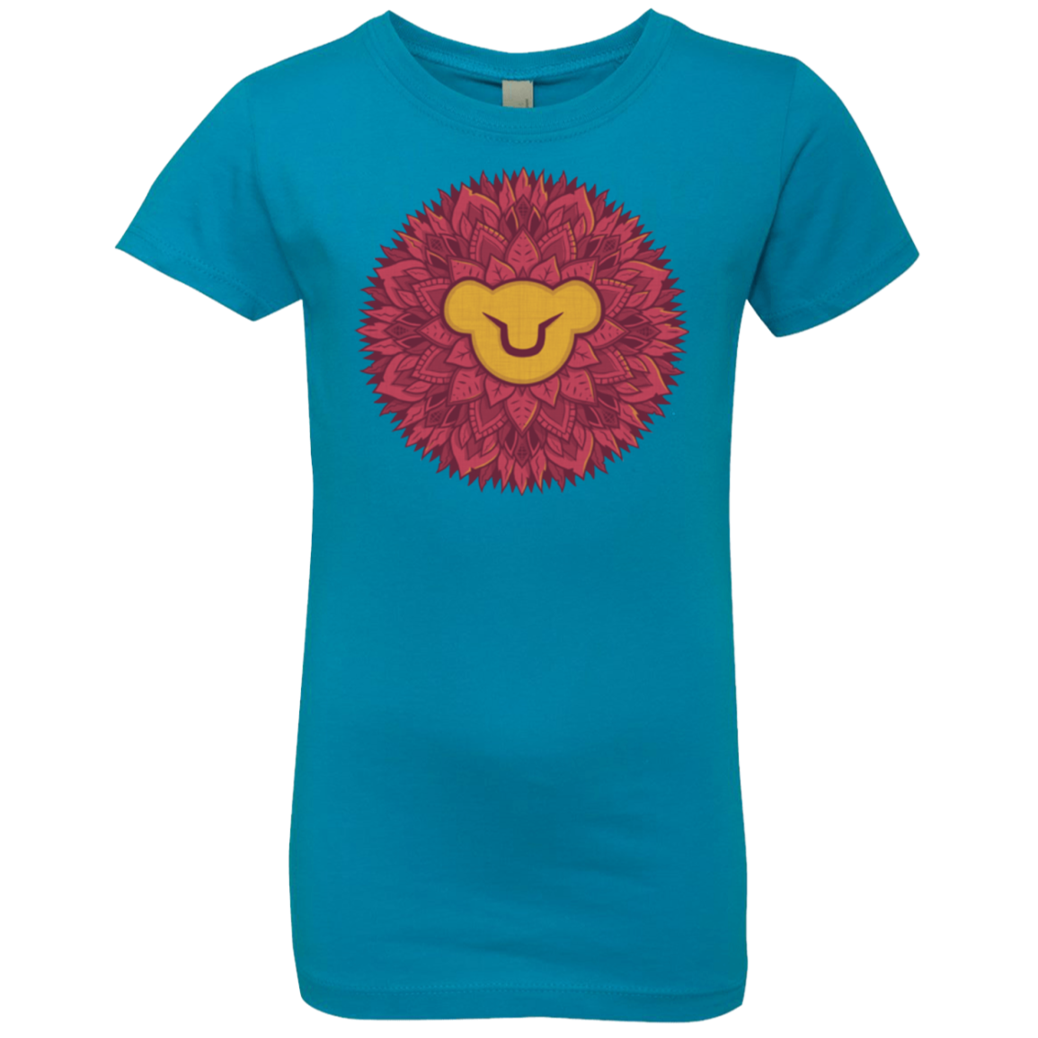 Leaf Mane Mandala Girls Premium T-Shirt