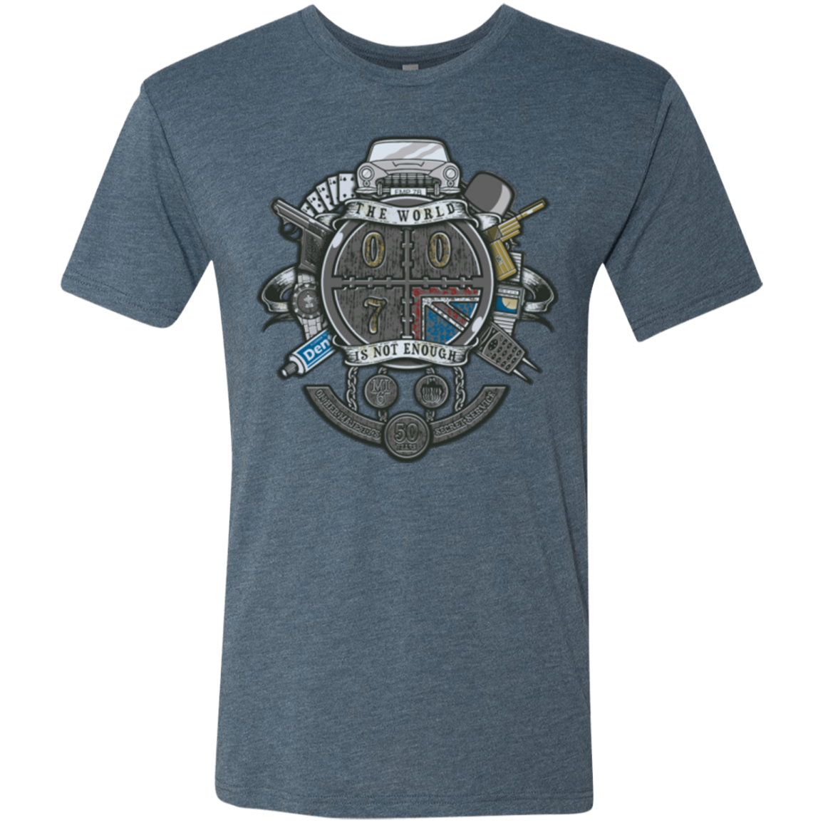 British Spy Crest Men's Triblend T-Shirt