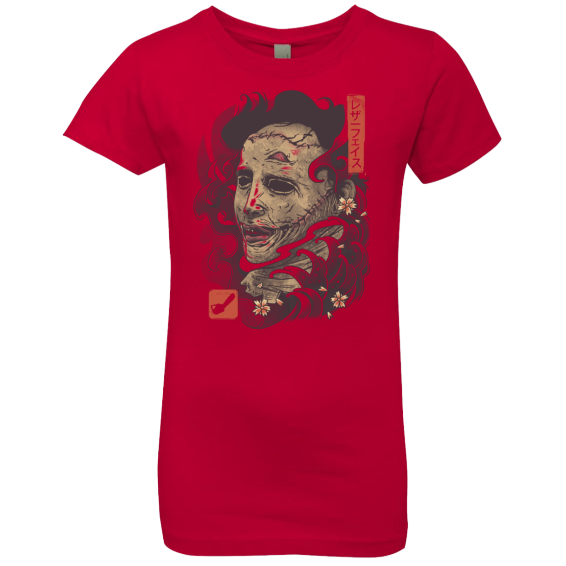 Oni Leather Mask Girls Premium T-Shirt