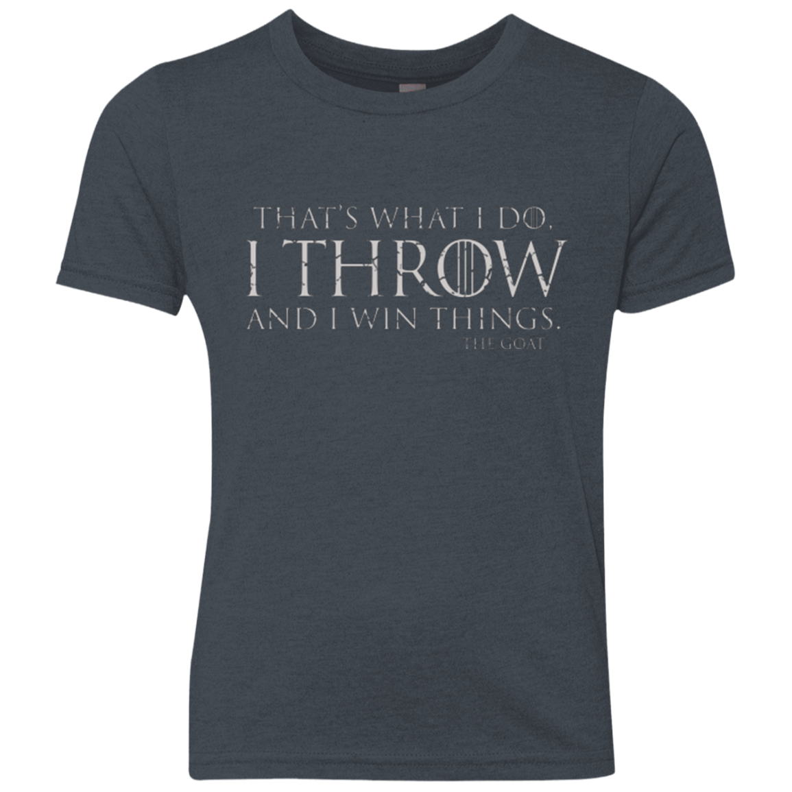 I Throw Youth Triblend T-Shirt