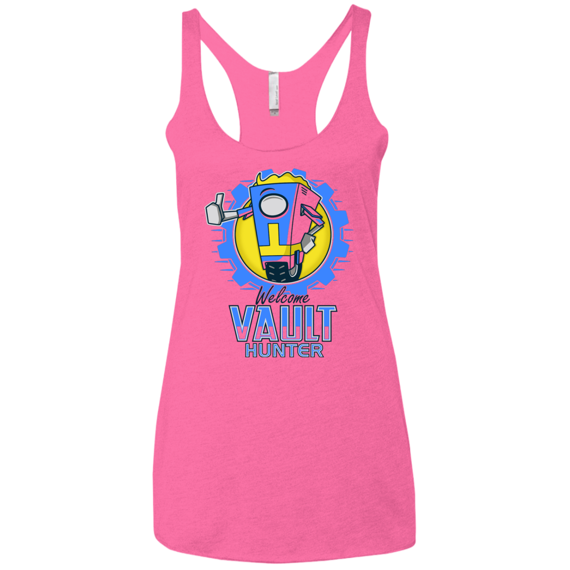 Welcome Vault Hunter Women's Triblend Racerback Tank