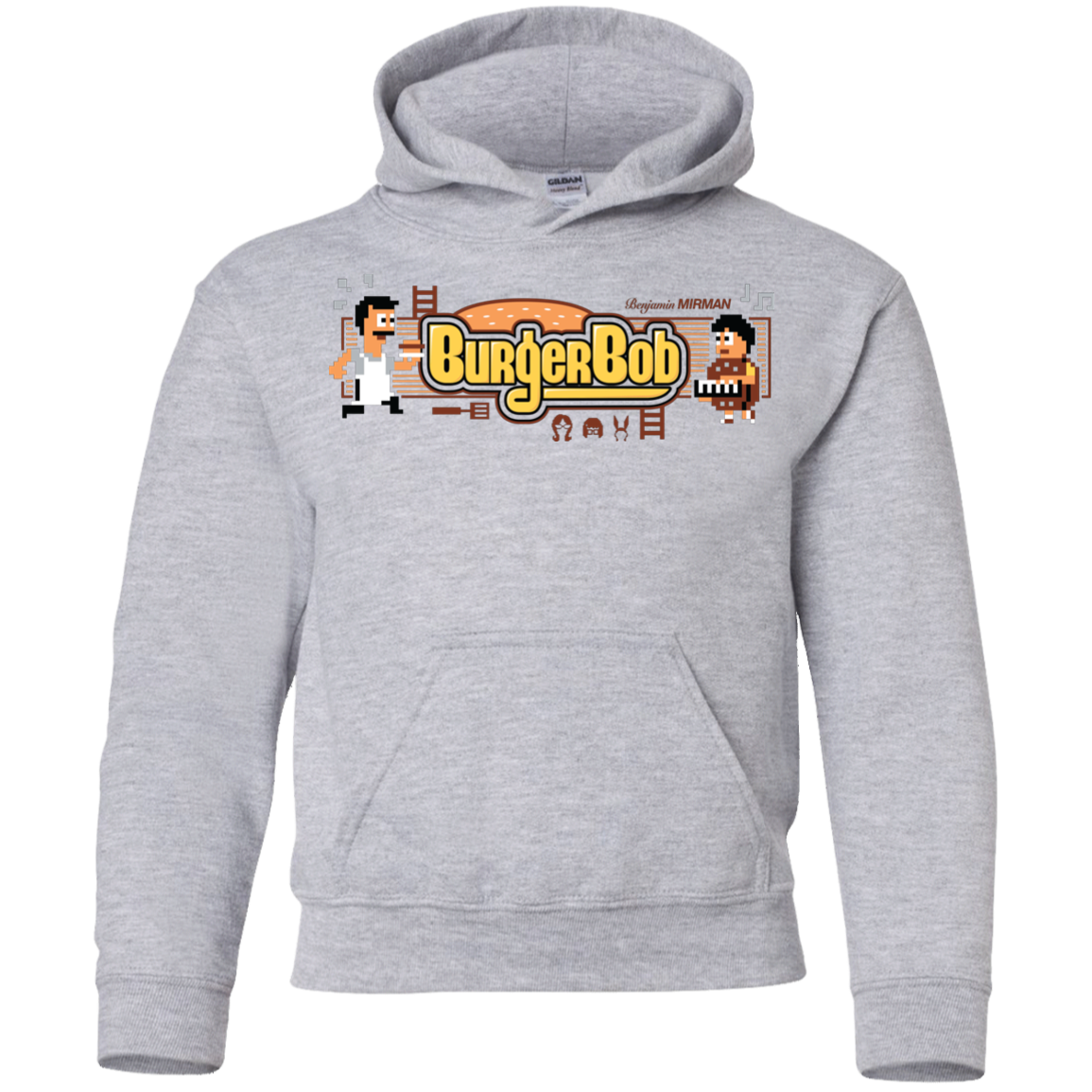 Burger Bob Youth Hoodie
