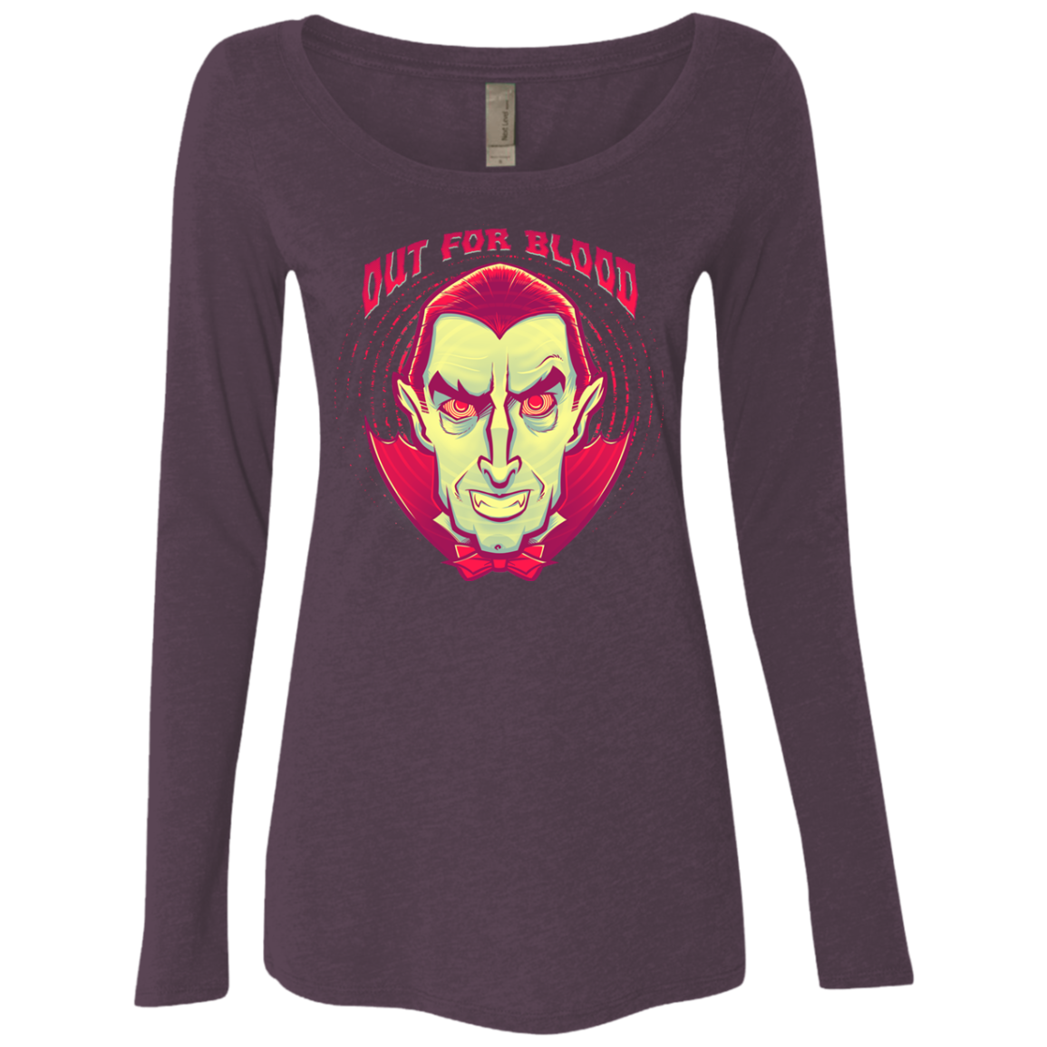OUT FOR BLOOD Women's Triblend Long Sleeve Shirt