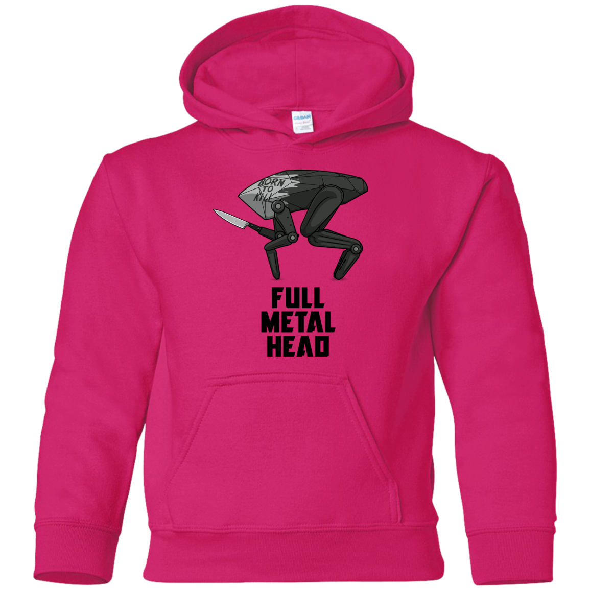 Full Metal Head Youth Hoodie