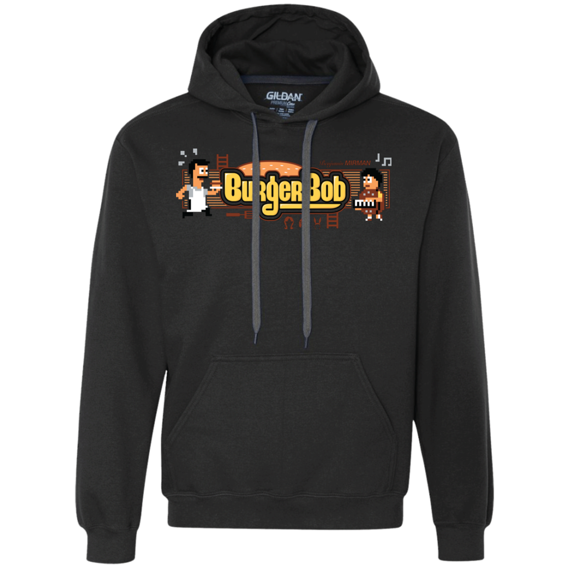 Burger Bob Premium Fleece Hoodie
