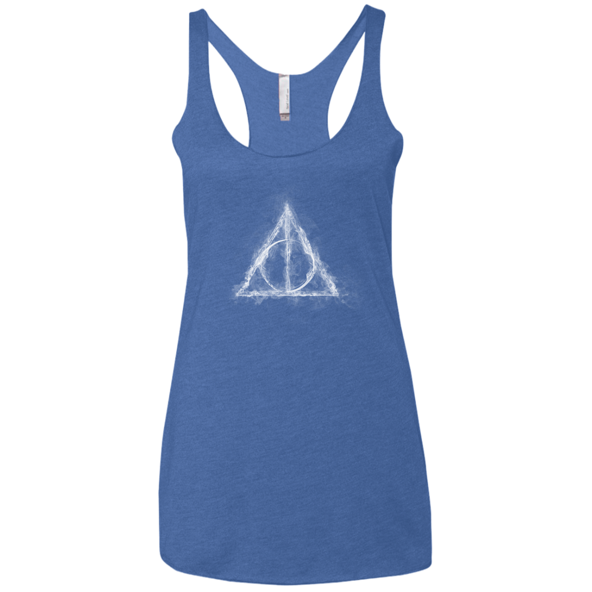 WIZARD SMOKE Women's Triblend Racerback Tank