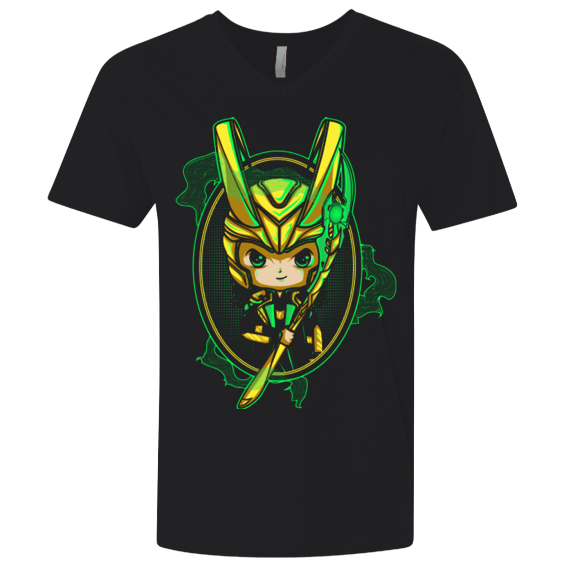 Loki Portrait Men's Premium V-Neck