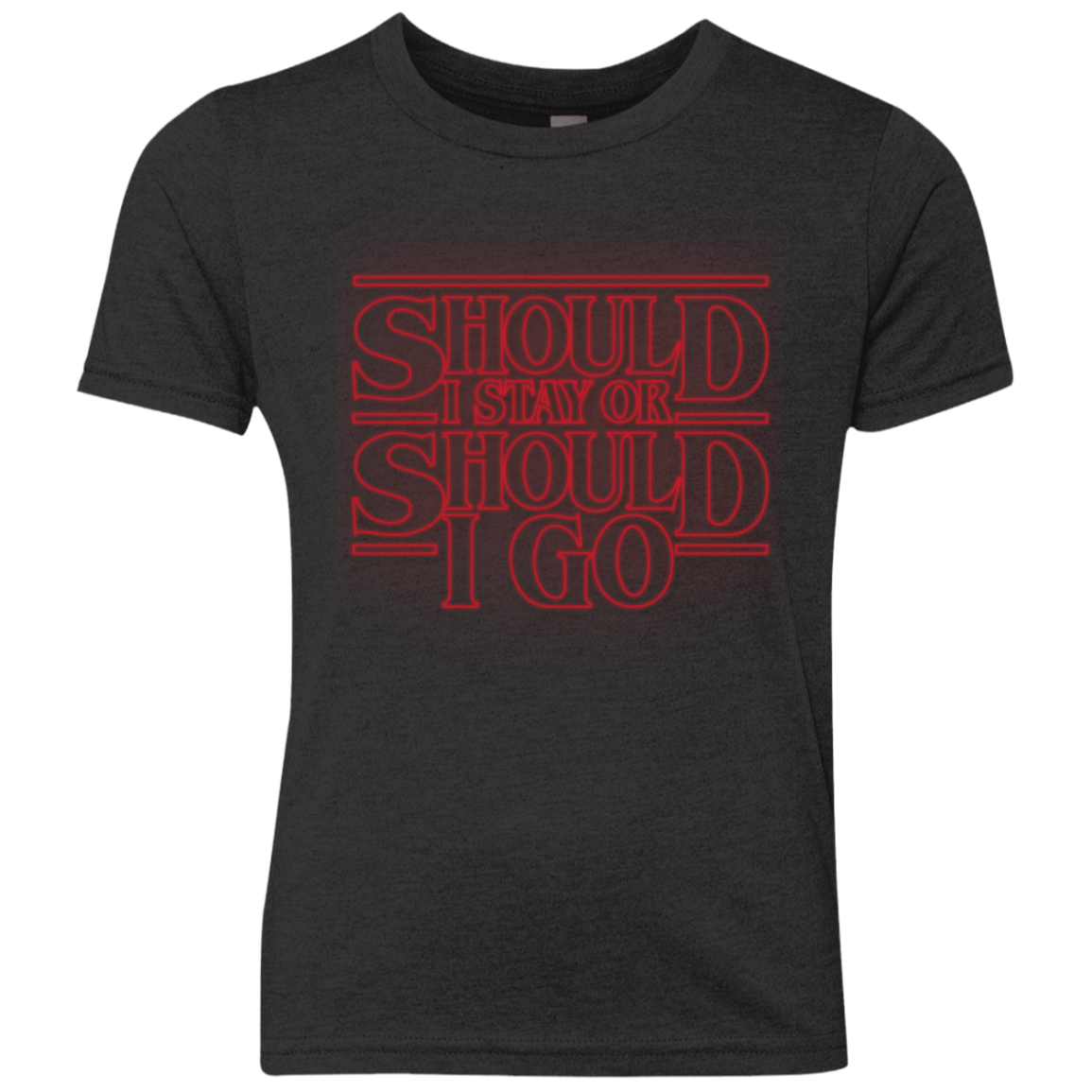 Should I Stay Or Should I Go Youth Triblend T-Shirt
