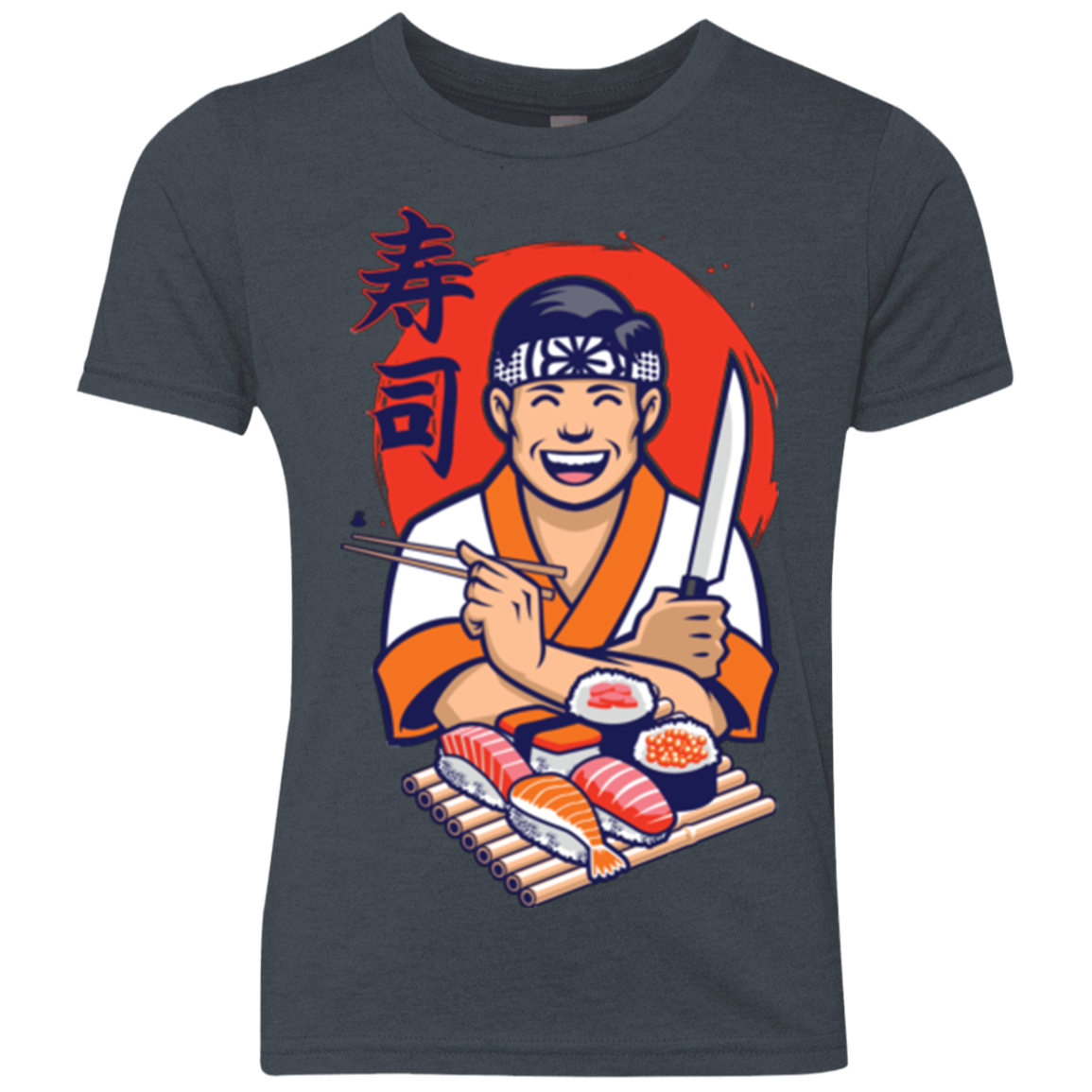 DANIEL SAN SUSHI Youth Triblend T-Shirt