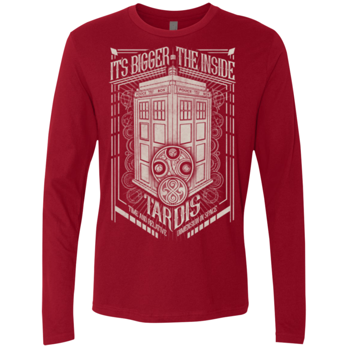 The Vintage Series - It's Bigger on The Inside Men's Premium Long Sleeve