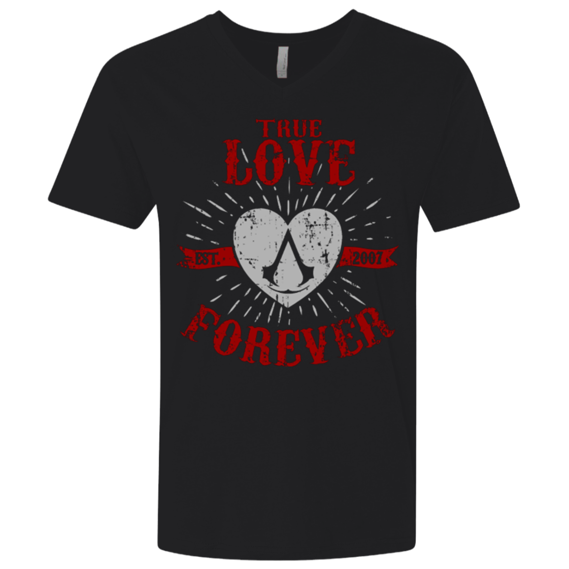 True Love Forever Assasin Men's Premium V-Neck