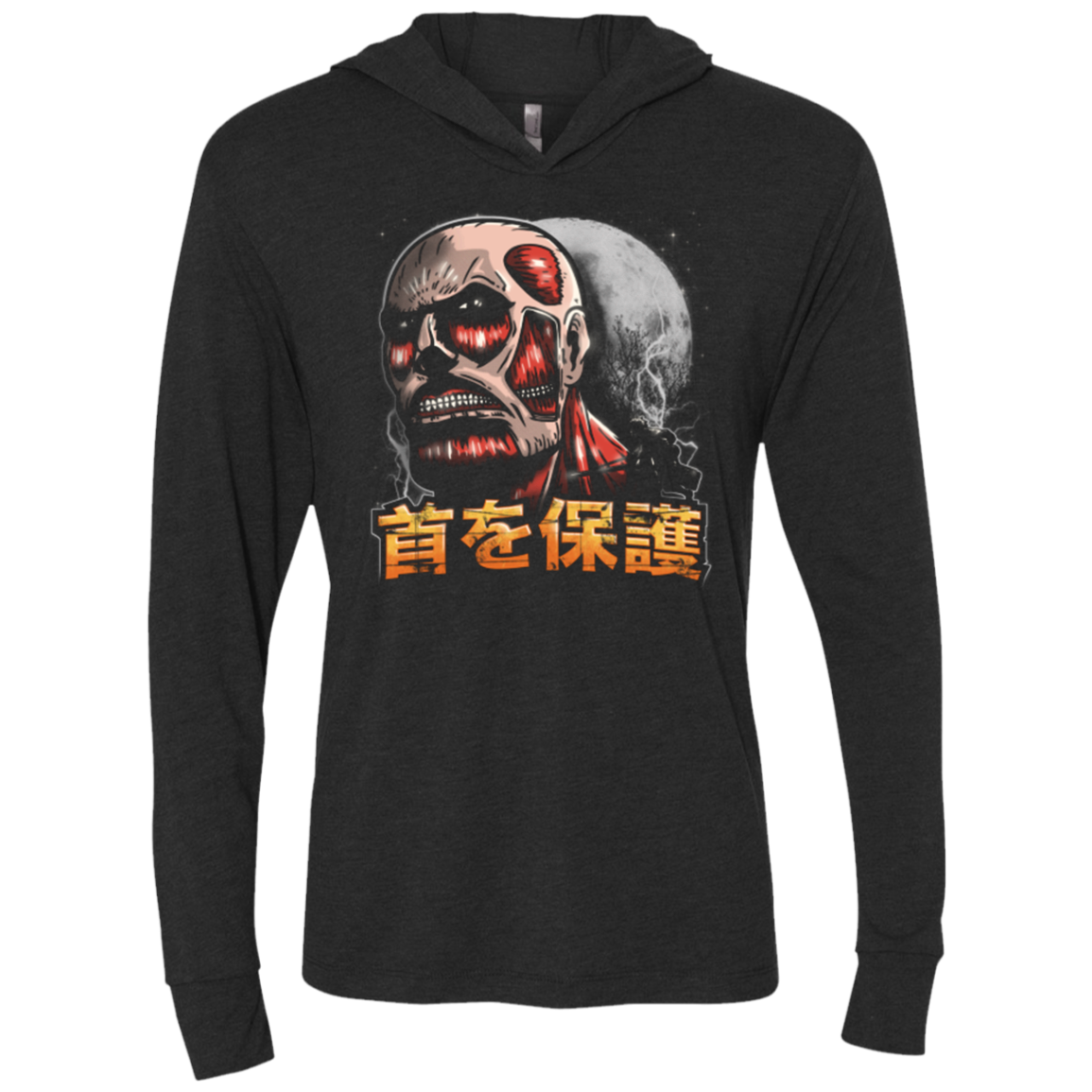 Protect Ya Neck Triblend Long Sleeve Hoodie Tee