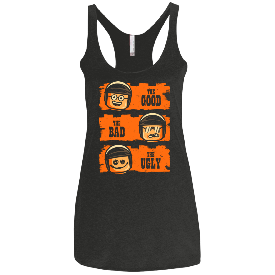 GOOD COP BAD COP UGLY COP Women's Triblend Racerback Tank