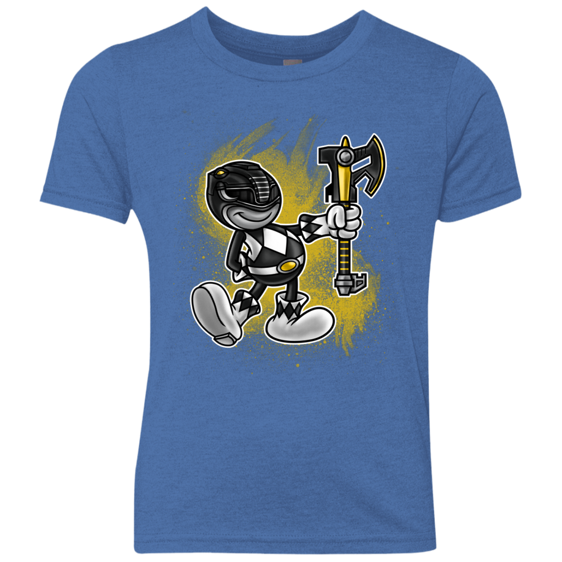 Black Ranger Artwork Youth Triblend T-Shirt