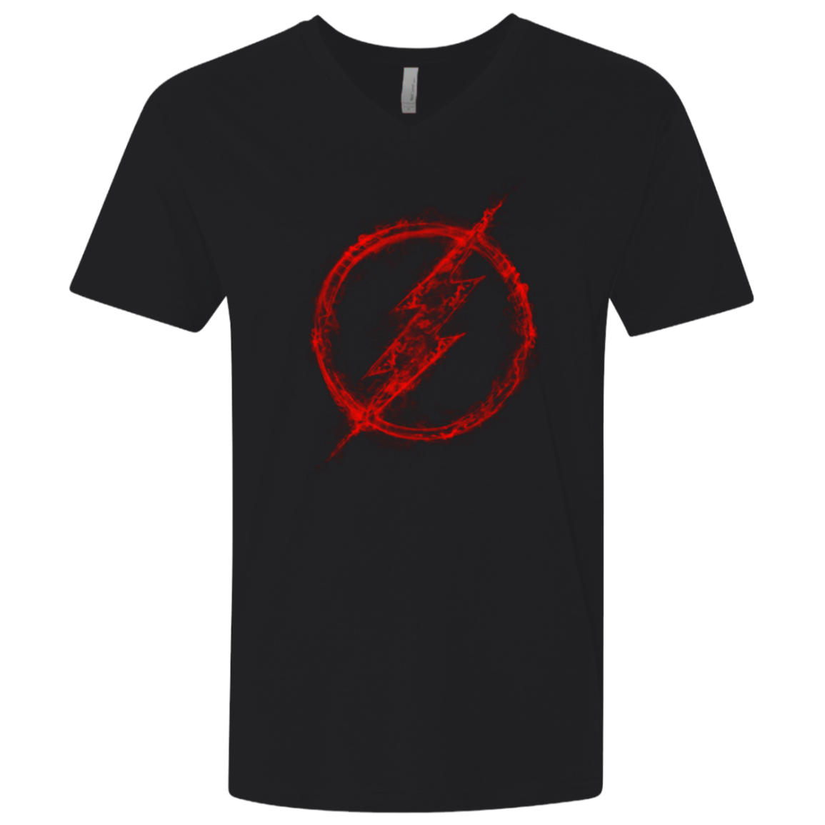 FLASH RED SMOKE Men's Premium V-Neck