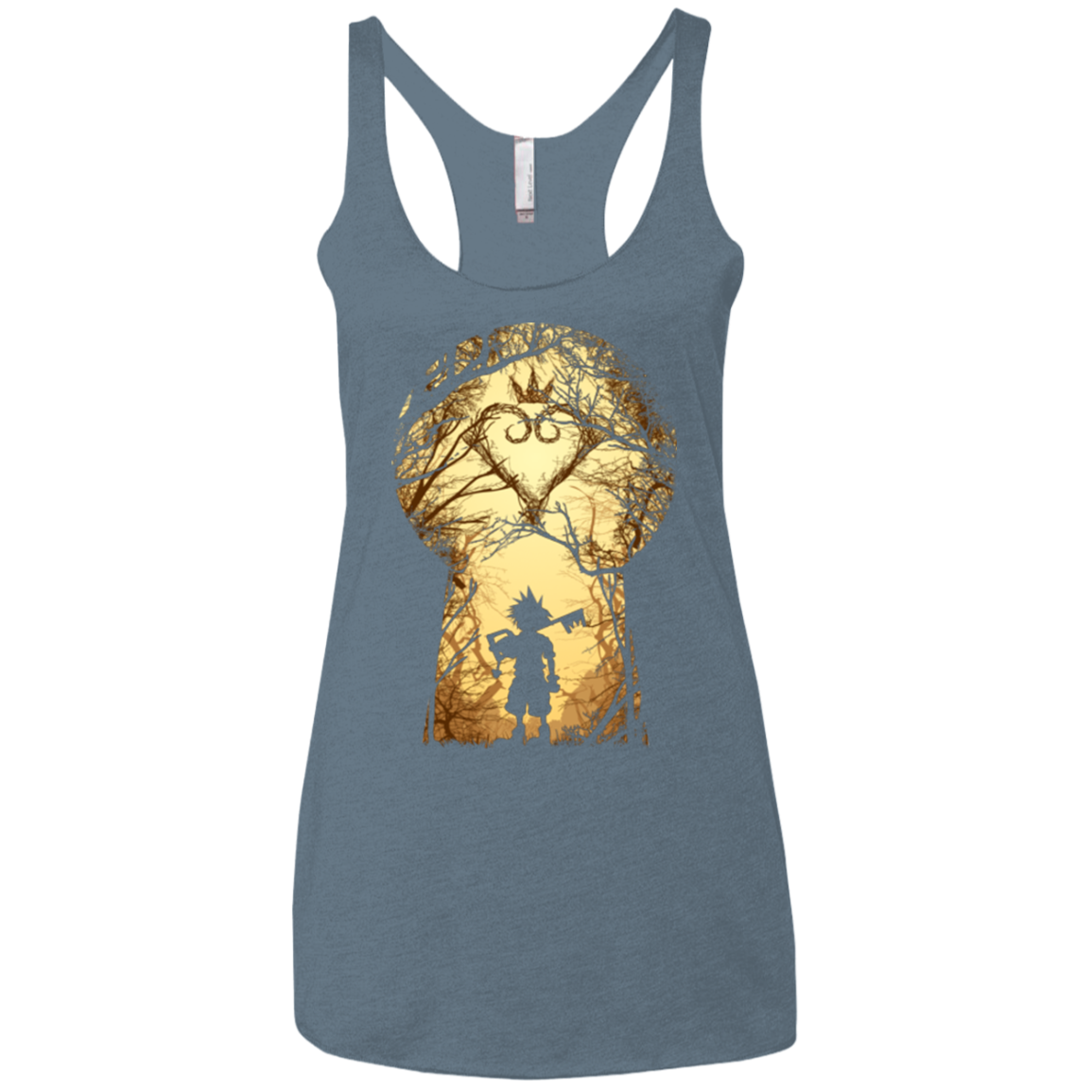 My Kingdom Women's Triblend Racerback Tank
