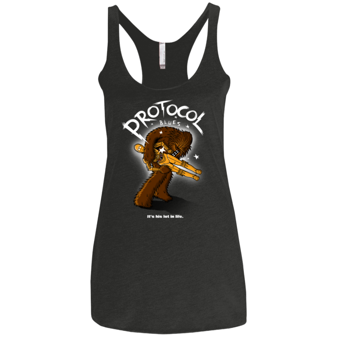 Protocol Blues Women's Triblend Racerback Tank