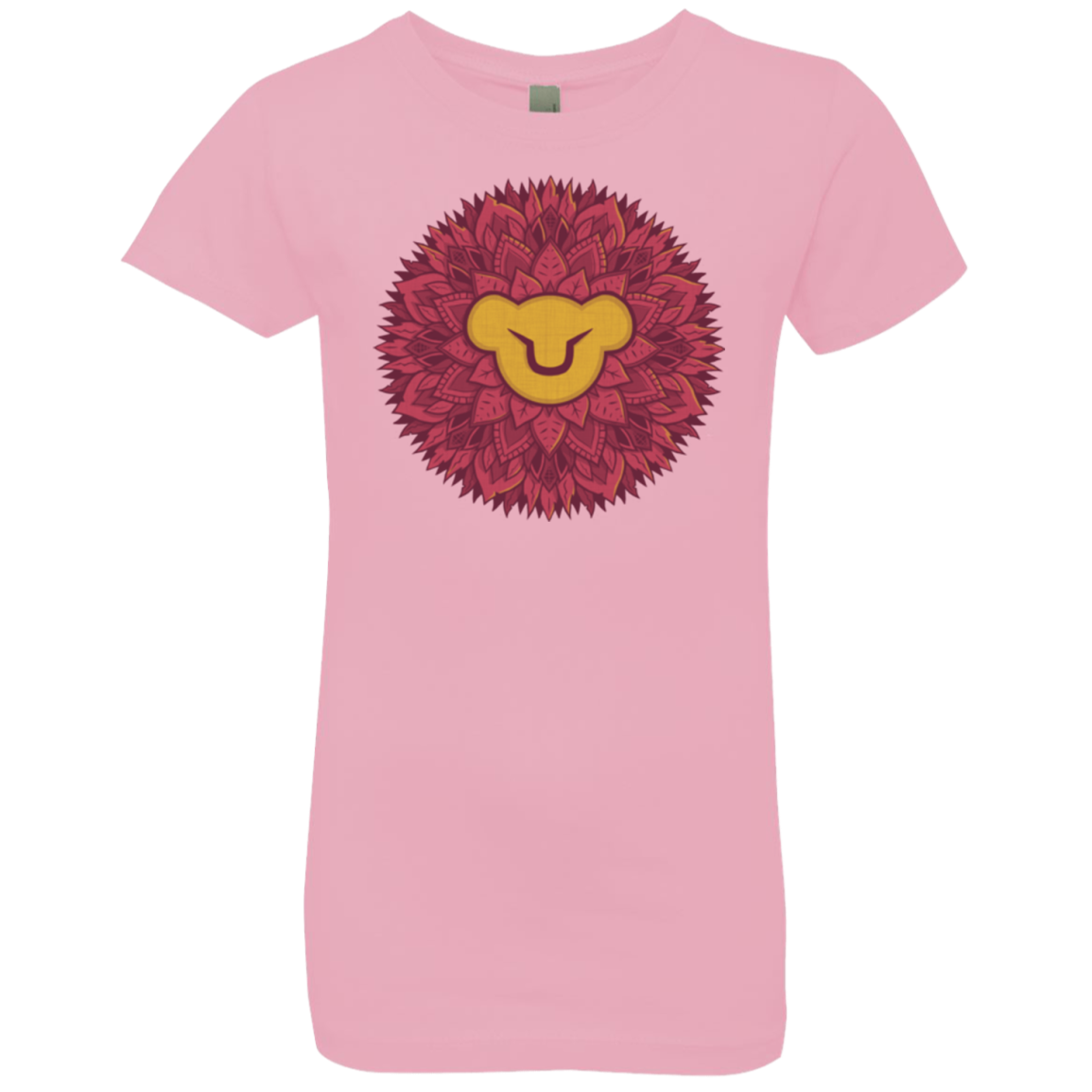 Leaf Mane Mandala Girls Premium T-Shirt