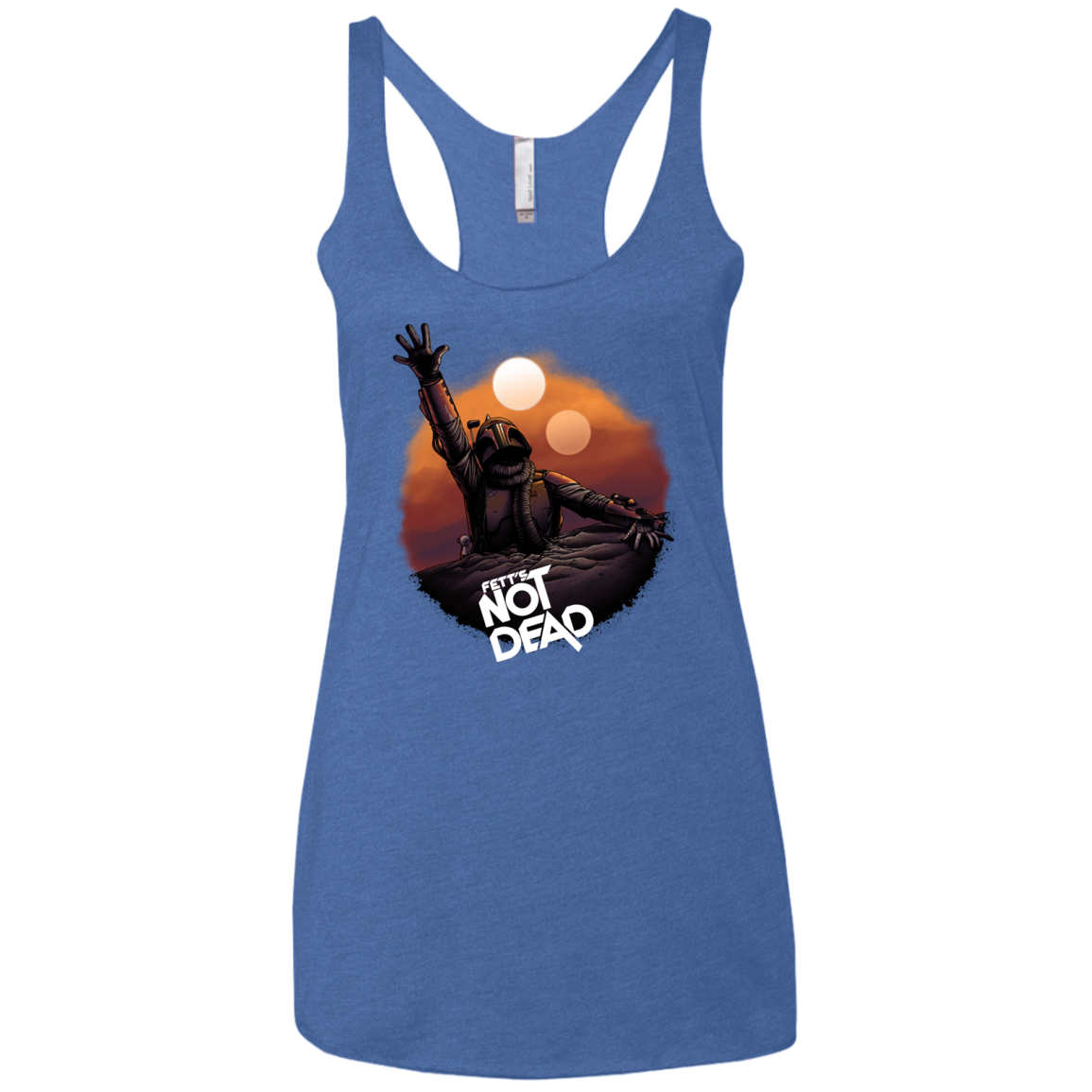 Back From The Pit Women's Triblend Racerback Tank
