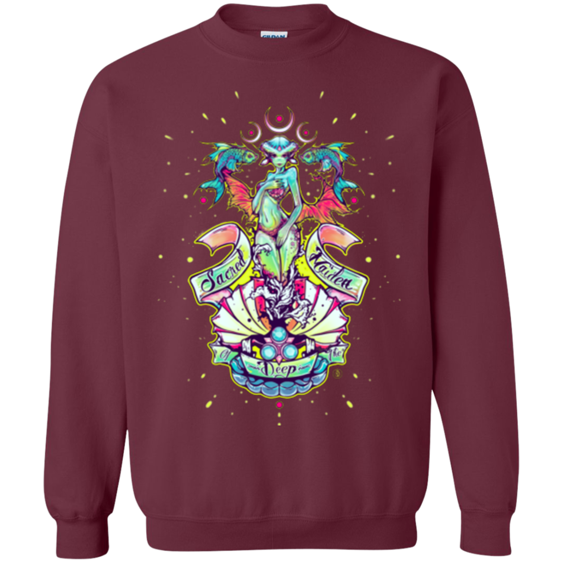 Sacred Maiden of the Deep Crewneck Sweatshirt