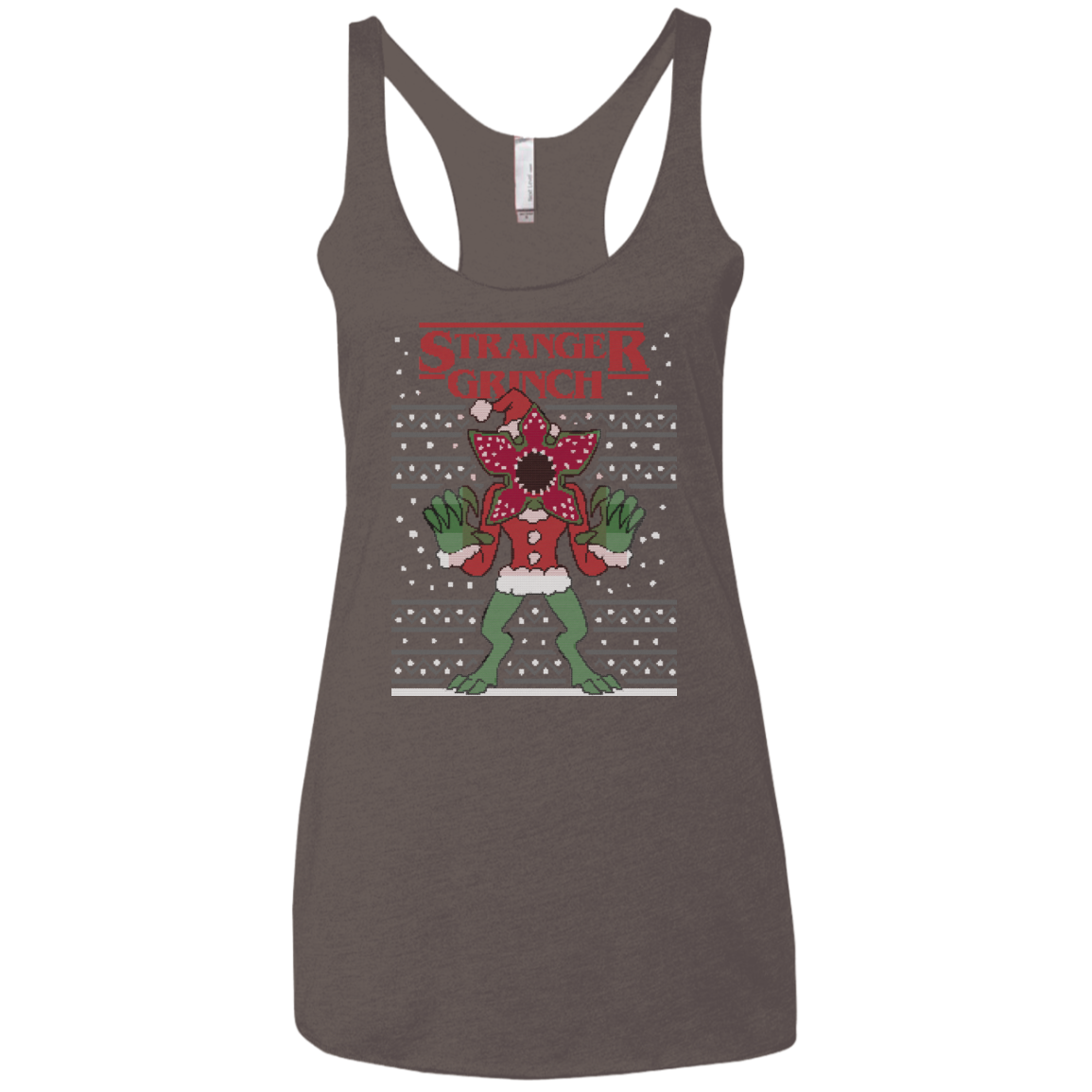 Stranger Grinch Women's Triblend Racerback Tank