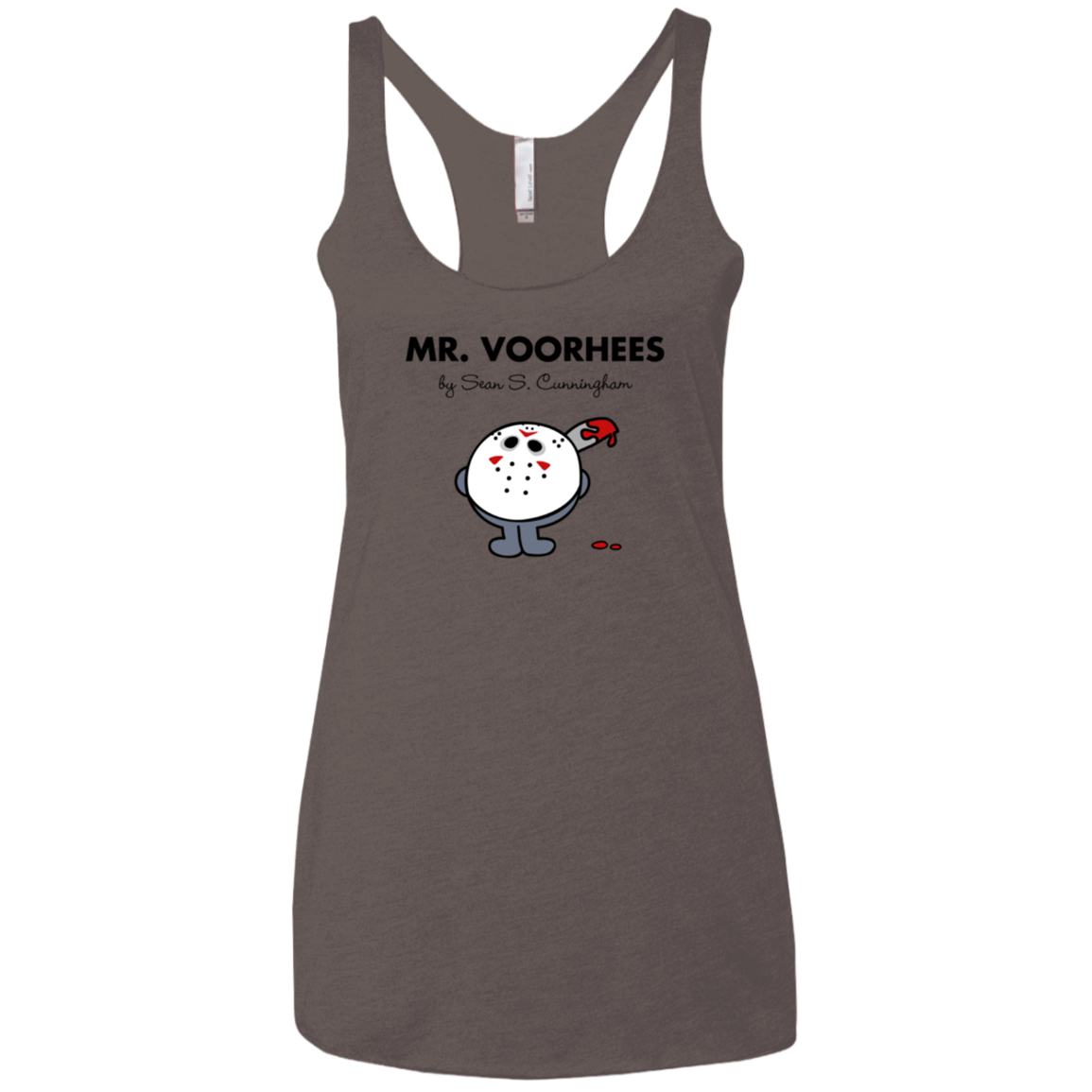 Mr Voorhees Women's Triblend Racerback Tank