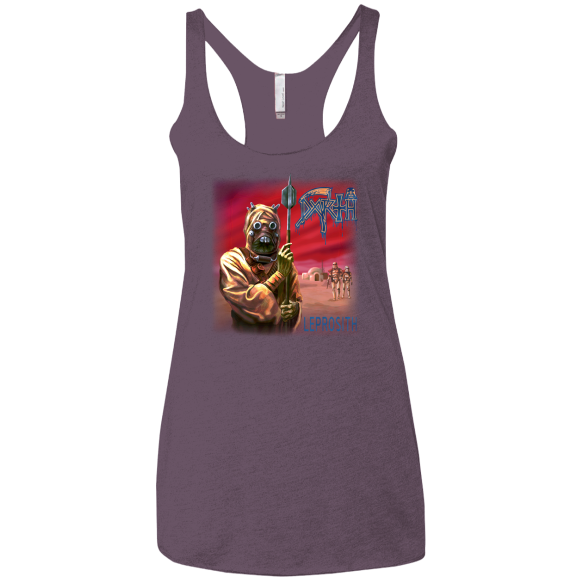 LEPROSITH2 Women's Triblend Racerback Tank