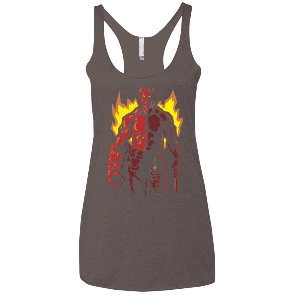 Red Hero Women's Triblend Racerback Tank