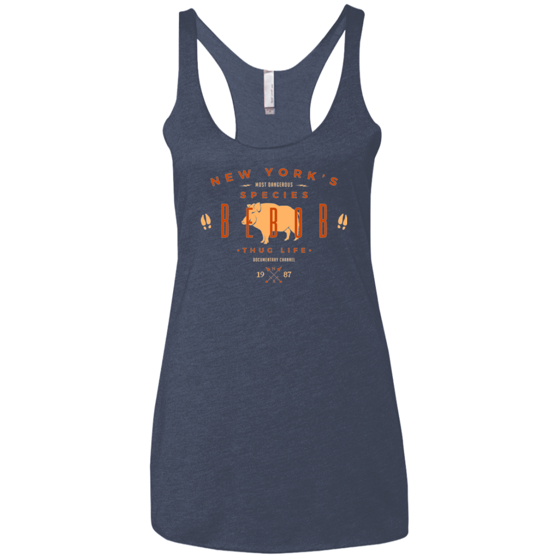 NY SPECIES - BEBOB Women's Triblend Racerback Tank