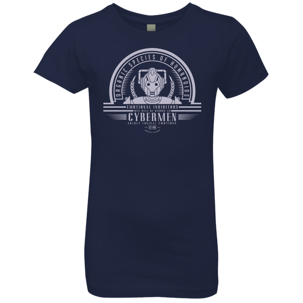 Who Villains Cybermen Girls Premium T-Shirt