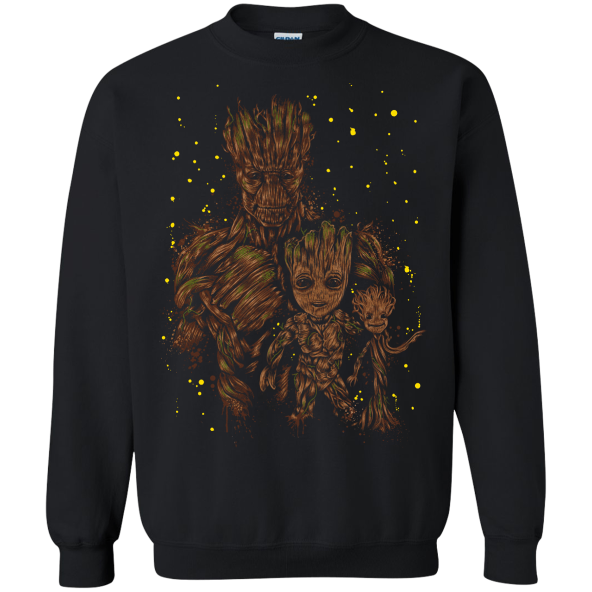 The evolution of Groot Crewneck Sweatshirt