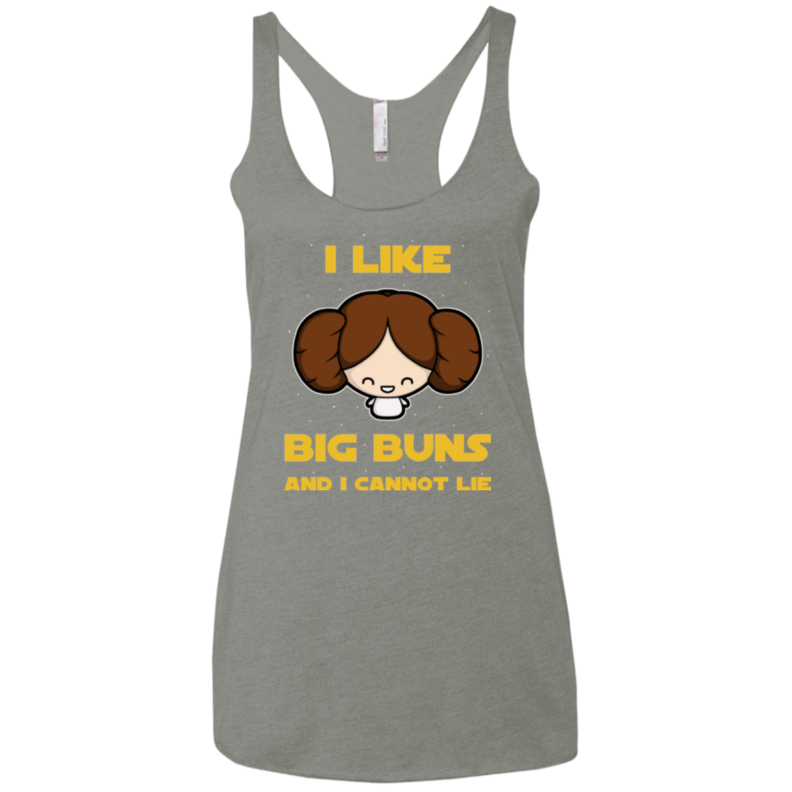 I Like Big Buns Women's Triblend Racerback Tank