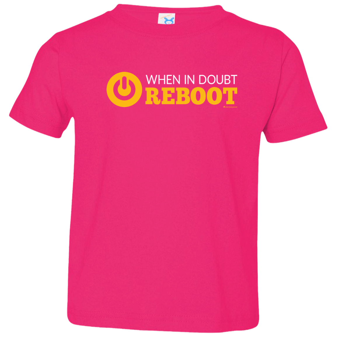 When In Doubt Reboot Toddler Premium T-Shirt