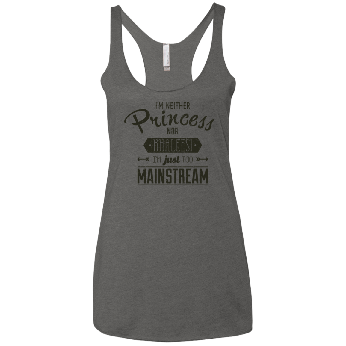 Sarcastic Girl Women's Triblend Racerback Tank