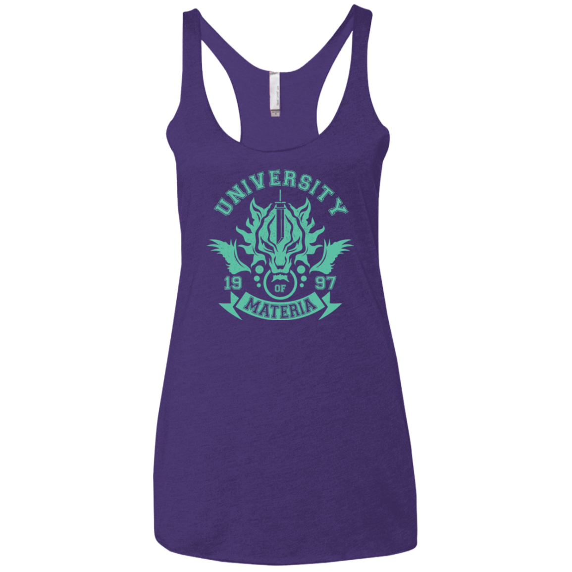 University of Materia Women's Triblend Racerback Tank