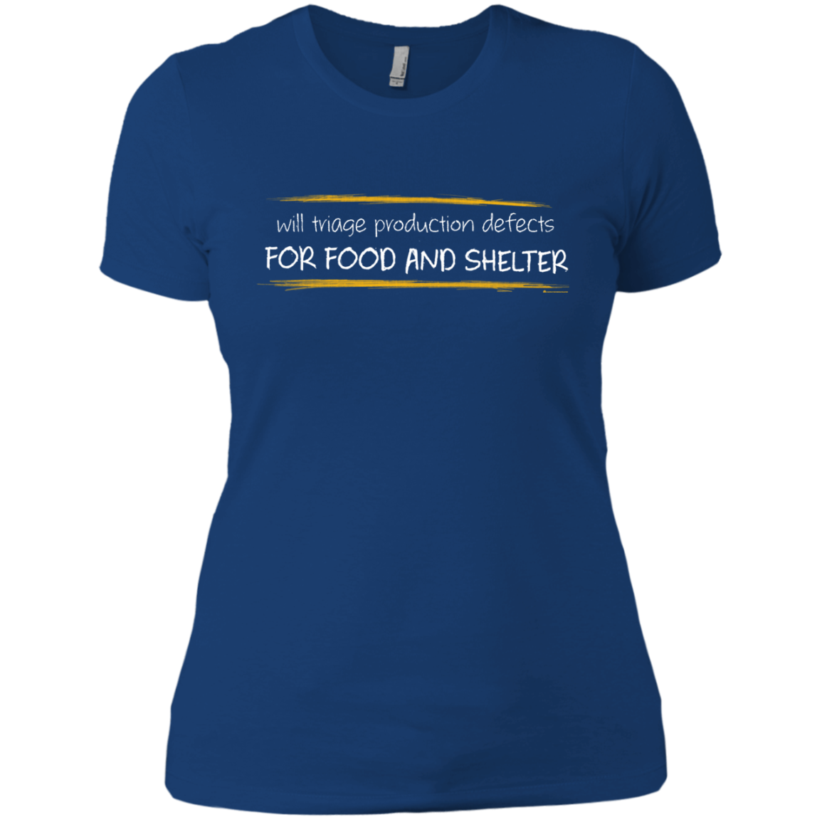 Triaging Defects For Food And Shelter Women's Premium T-Shirt