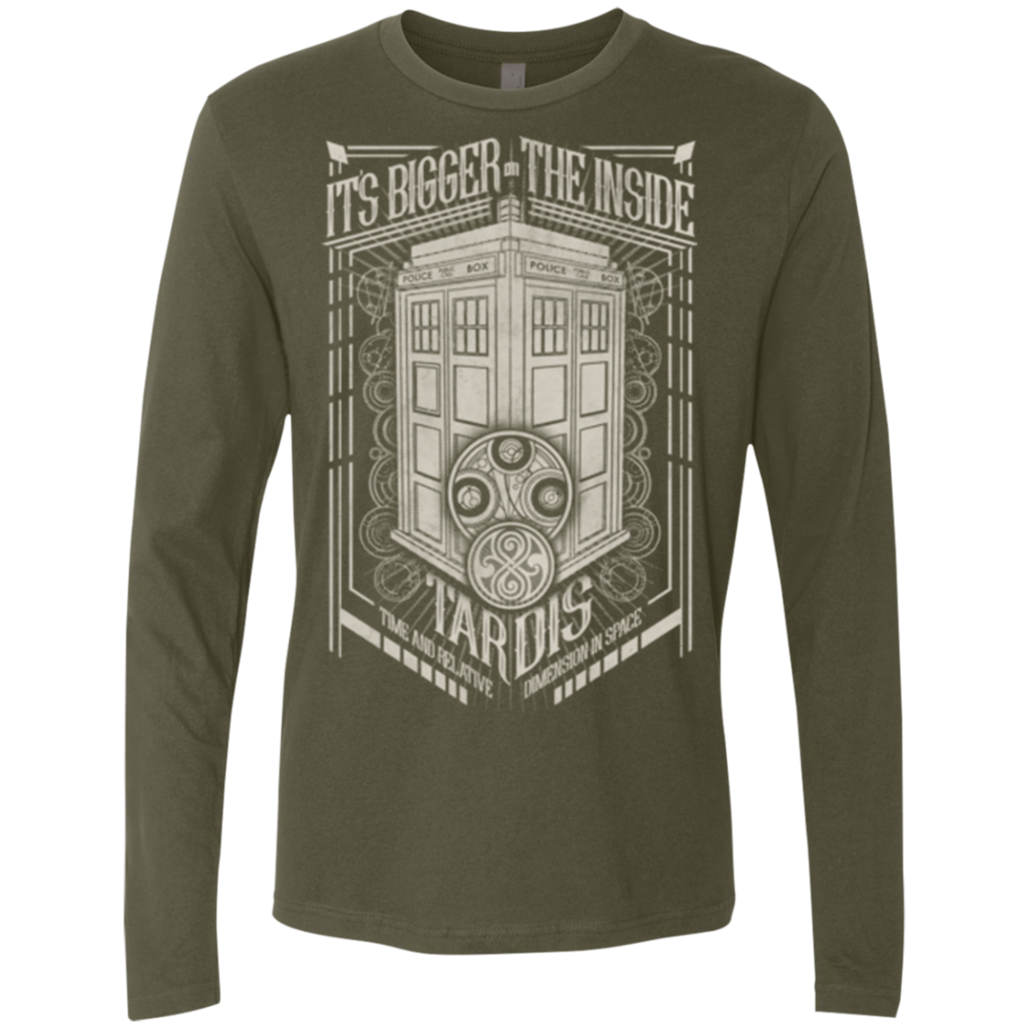 The Vintage Series - It's Bigger on The Inside Men's Premium Long Sleeve