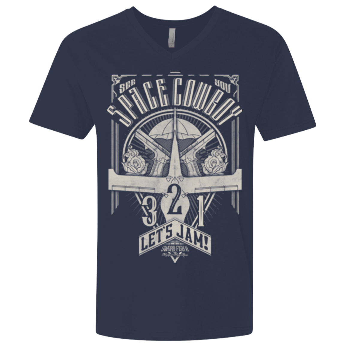 The Vintage Series - Space Cowboy Men's Premium V-Neck