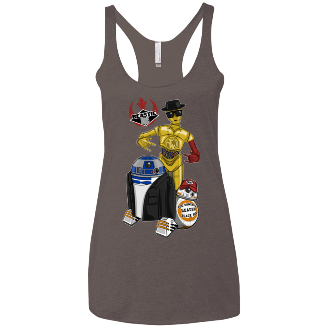 The Beastie Droids Women's Triblend Racerback Tank