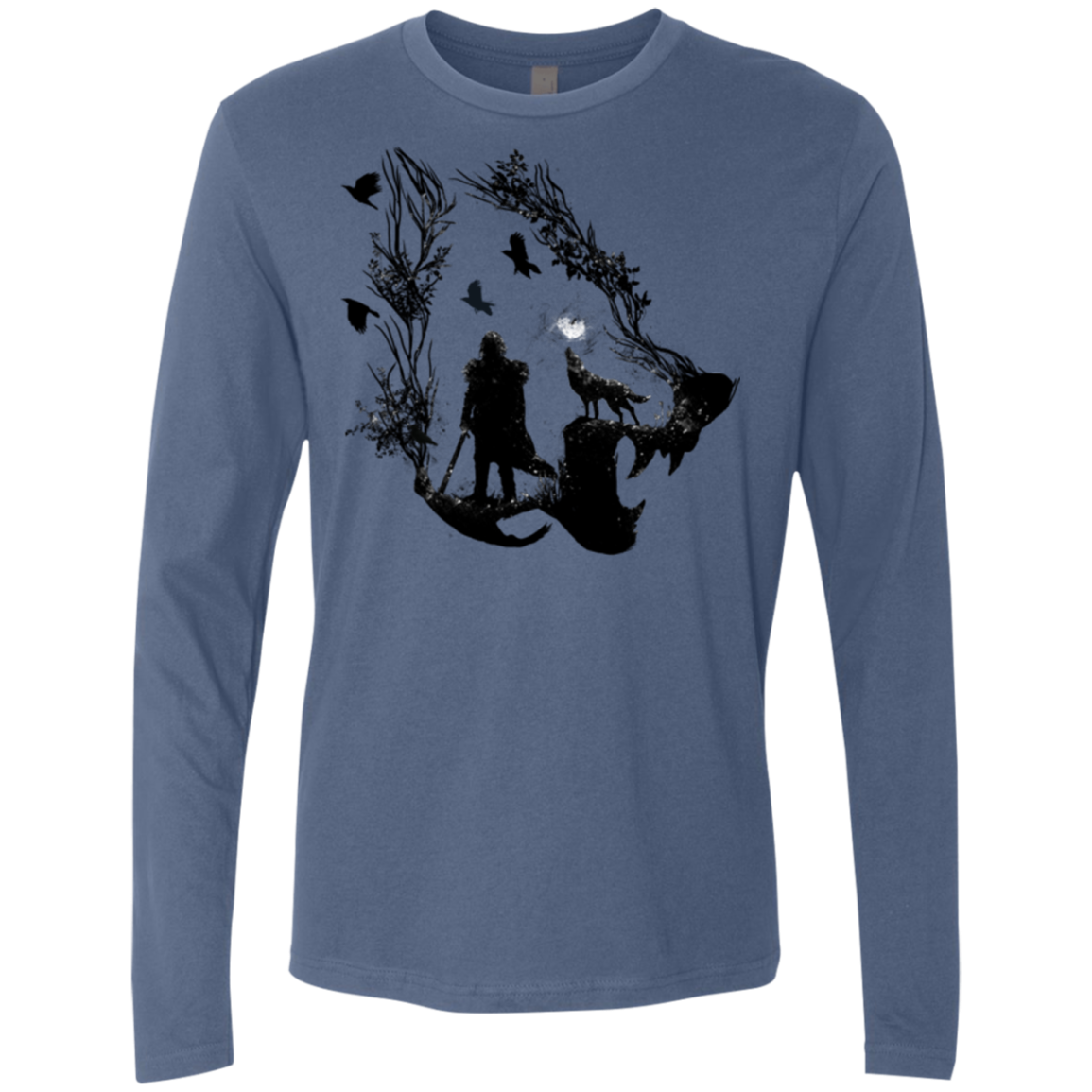 Lone wolf Men's Premium Long Sleeve
