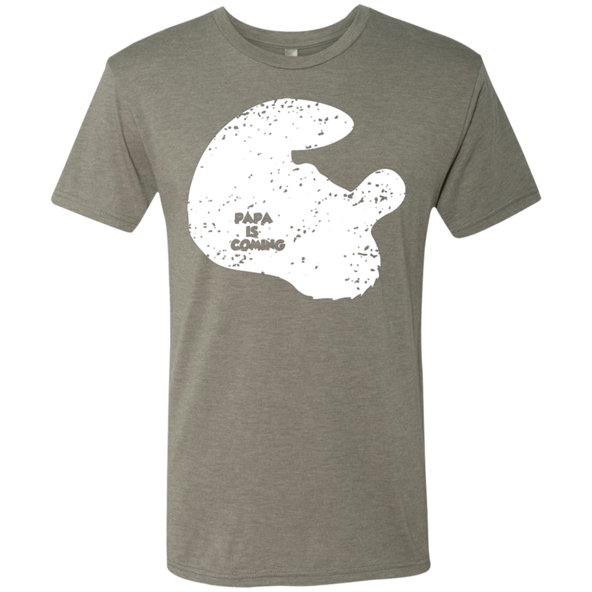 Papa Is Coming Men's Triblend T-Shirt